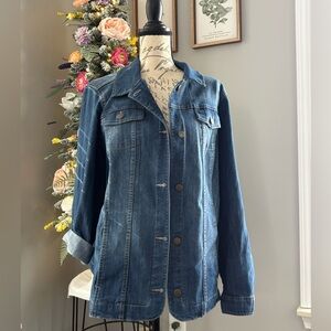 Croft & barrow women’s Denim jacket 1x